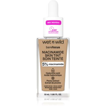 Wet n Wild BareFocus Niacinamide Skin Tint machiaj ușor de hidratare - imagine 2